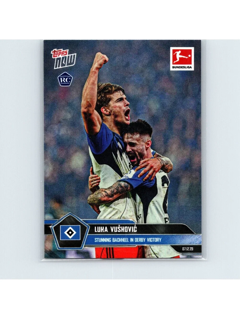 2025-26 Topps Now Bundesliga - Luka Vuskovic RC #77 - Stunning Backheel